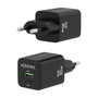 Aisens Cargador GaN 30W con USB-C y USB-A, Negro