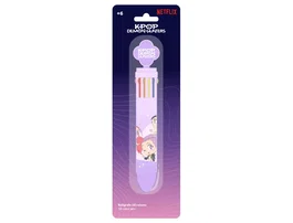 Safta Bolígrafo Retráctil K-pop Demon Hunters Chibi 10 Colores