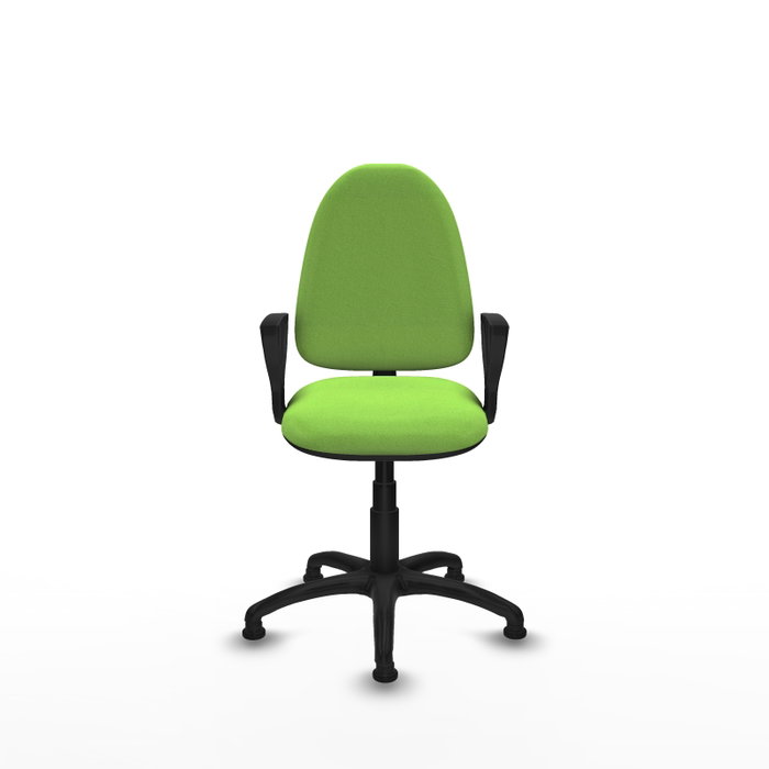 PIQUERAS Y CRESPO Silla de oficina Aýna color Pistacho con brazos fijos