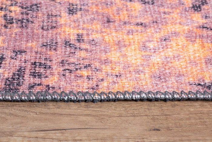 Conceptum Alfombra de Pasillo AL 247 75x150 cm Poliéster Lavable Elegante y Suave para Vestíbulo Hogar