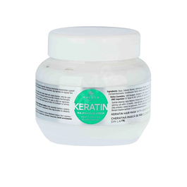 Kallos Keratin Shampoo Champú Cabello Fortalecedor Reparador con Queratina 1 L