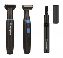 WESTINGHOUSE Set de Barbero USB y Perfilador de Barba con 9 Accesorios