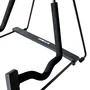 QuikLok Soporte GHS/001 para Guitarra Eléctrica, Acústica y Trompa, Ajustable en 5 Posiciones, Plegable, Negro, Hasta 5 kg