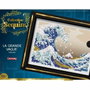 Lansay Kit de ocio creativo Colección Lentejuelas La Gran Ola - Hokusai