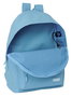 Safta Mochila Doble para Portátil 15,6" + USB Munich Básicos Azul 31x44x18 cm