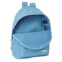 Safta Mochila Doble Munich Basics para Portátil 15,6 Pulgadas con USB Azul