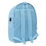 Safta Mochila Doble Munich Basics para Portátil 15,6 Pulgadas con USB Azul