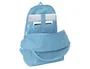 Safta Mochila Doble Munich Basics para Portátil 15,6 Pulgadas con USB Azul