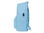 Safta Mochila Doble Munich Basics para Portátil 15,6 Pulgadas con USB Azul
