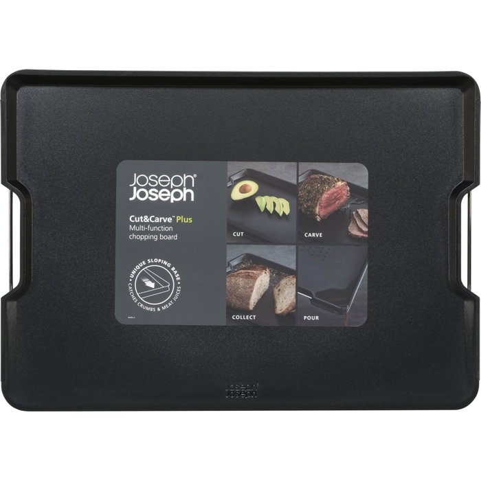 Joseph Joseph Cut&Carve Plus Tabla de Cortar Multifuncional Negra Joseph Joseph Cut&Carve Plus Tabla de Cortar Multifuncional Negra