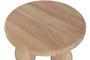 DKD Home Decor Mesita Auxiliar Moderno Natural 60 x 40 x 60 cm