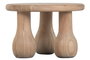DKD Home Decor Mesita Auxiliar Moderno Natural 60 x 40 x 60 cm