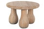 DKD Home Decor Mesita Auxiliar Moderno Natural 60 x 40 x 60 cm