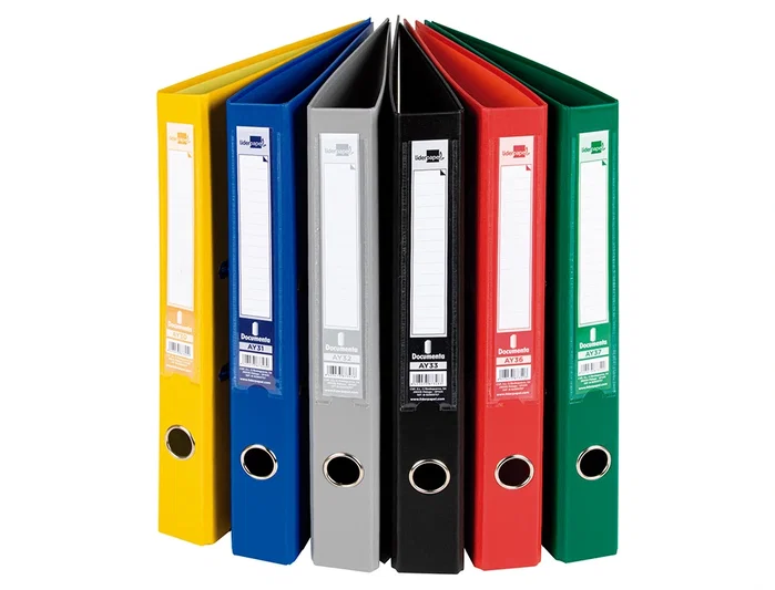 Liderpapel Archivador de Palanca Forrado PVC Colores Surtidos 52 mm Liderpapel Archivador de Palanca Forrado PVC Colores Surtidos 52 mm