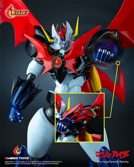 Ember Toys Mazinger Figura Diecast BLAZE Series Mazinkaiser (Original Version) 26 cm