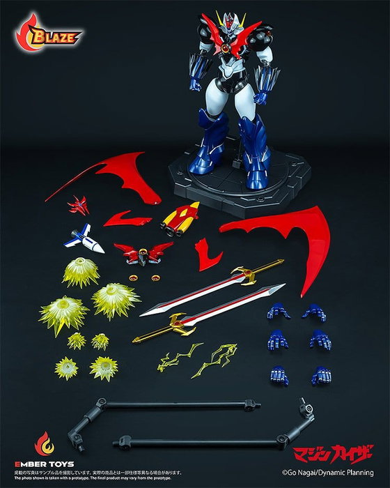 Ember Toys Mazinger Figura Diecast BLAZE Series Mazinkaiser (Original Version) 26 cm