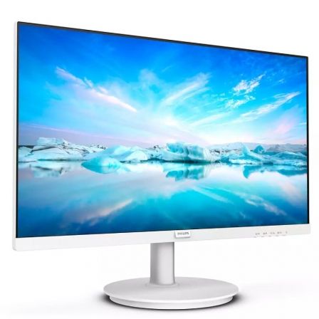Philips Monitor 241V8AW 23.8" Full HD IPS Blanco con HDMI y Altavoces Integrados