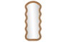 DKD Home Decor Espejo de Ratán y Cristal Natural 49x118 cm