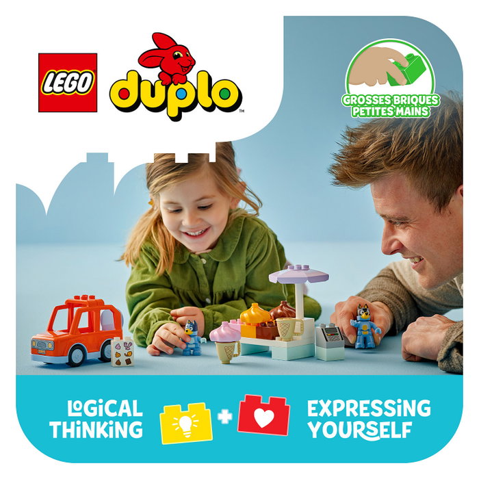 LEGO DUPLO Excursión a la Heladería con Bluey LEGO DUPLO Excursión a la Heladería con Bluey
