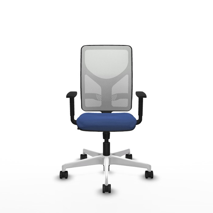 PIQUERAS Y CRESPO Silla de oficina Motilla con mecanismo Sincro, Azul marino y Blanco PIQUERAS Y CRESPO Silla de oficina Motilla con mecanismo Sincro, Azul marino y Blanco