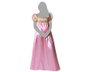 Disfraz Dama Inglesa Vestido Rosa para Mujer Adulto Talla M-L - Incluye Vestido, Temática Época