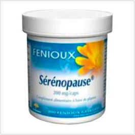 FENIOUX Serenopausia 200Cap. Alivia molestias menopausia, disminuye sudoración nocturna y ayuda a remineralizar huesos.