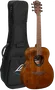 LAG Guitarra Acústica Travel A/E Blue Wave 1 Electroacústica Folk Cedro Rojo Macizo Color Marrón Natural Acabado Satinado