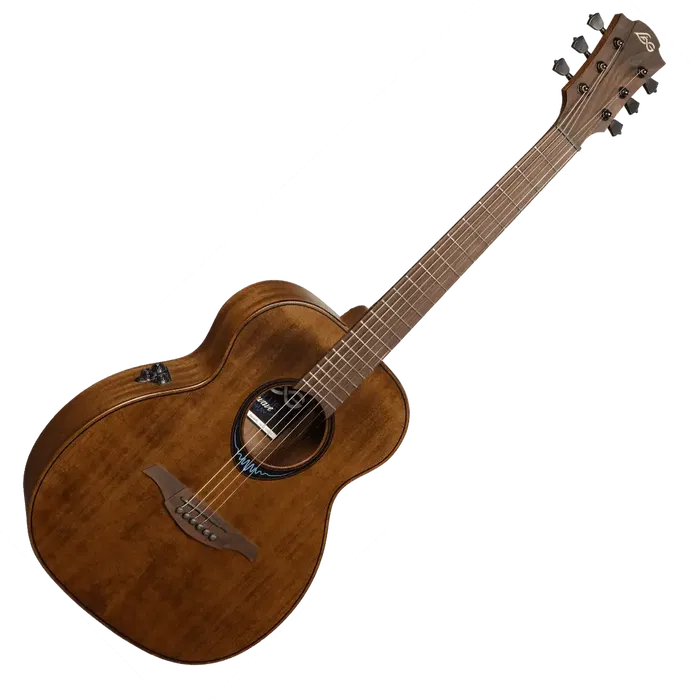LAG Guitarra Acústica Travel A/E Blue Wave 1 Electroacústica Folk Cedro Rojo Macizo Color Marrón Natural Acabado Satinado LAG Guitarra Acústica Travel A/E Blue Wave 1 Electroacústica Folk Cedro Rojo Macizo Color Marrón Natural Acabado Satinado