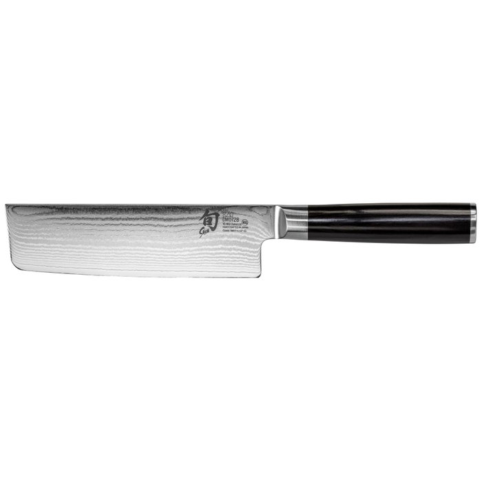 Kai Shun Classic Nakiri 16,5cm en Plata / Negro de Acero de 16,5 cm de hoja de acero Kai Shun Classic Nakiri 16,5cm en Plata / Negro de Acero de 16,5 cm de hoja de acero