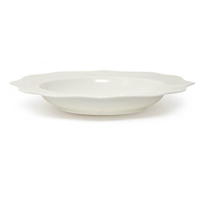 Le coq Plato Hondo 22 cm - Pack de 6 Unidades - Colección Iónica de New Bone China