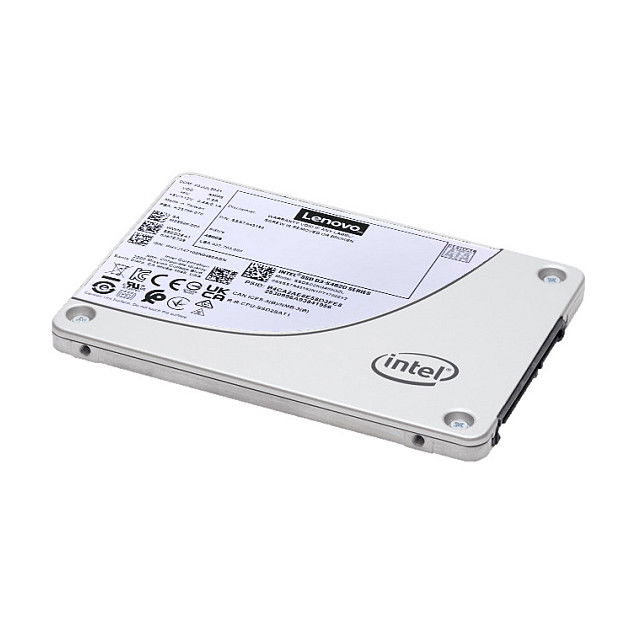 Lenovo 4XB7A17125 ThinkSystem 2.5'' SATA III SSD S4620 Mixed 480GB, 6Gb/s, 550 MB/s, 3D TLC NAND, 2.5" Lenovo 4XB7A17125 ThinkSystem 2.5'' SATA III SSD S4620 Mixed 480GB, 6Gb/s, 550 MB/s, 3D TLC NAND, 2.5"