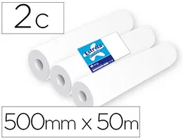Amoos Rollo Papel para Camillas 2 Capas 67 Servicios 500 mm x 50 m Pura Celulosa Blanco