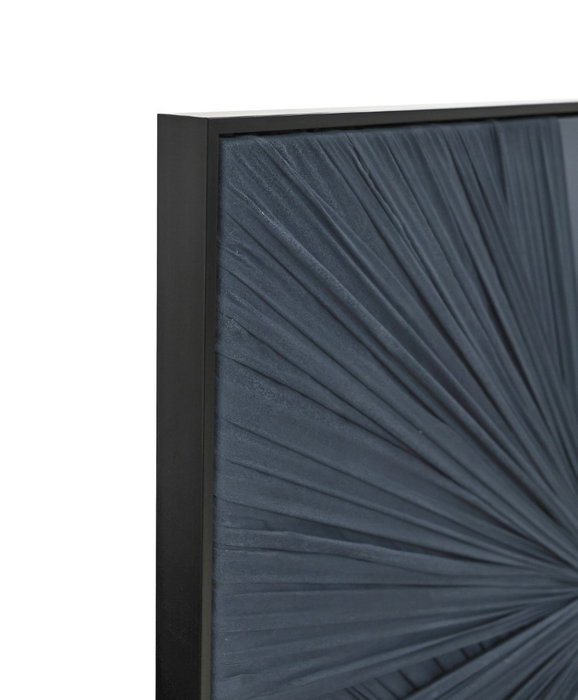 DKD Home Decor Cuadro Poliéster PS 140x5x180 Moderno 3D Azul