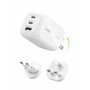 Belkin Boost Charge 100W Cargador USB-C (2x USB-C, 1x USB-A) Blanco