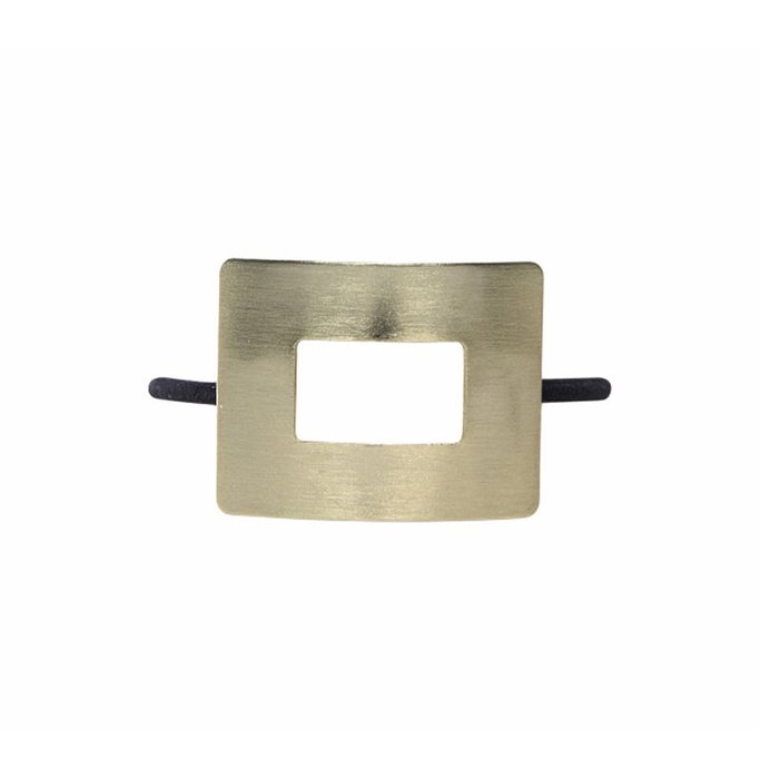 Bifull Coletero con Accesorio Dorado Rectangular con Hueco Venice Ponytail Band 03 Bifull Coletero con Accesorio Dorado Rectangular con Hueco Venice Ponytail Band 03