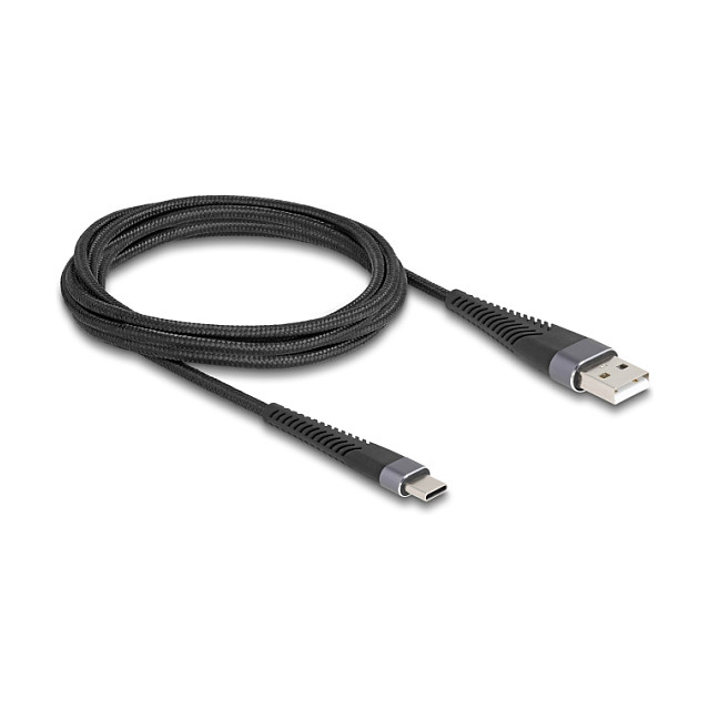 DeLOCK Cable USB 2.0 de Tipo-A a USB Tipo-C™ de 2 m, Negro DeLOCK Cable USB 2.0 de Tipo-A a USB Tipo-C™ de 2 m, Negro