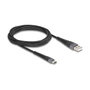 DeLOCK Cable USB 2.0 de Tipo-A a USB Tipo-C™ de 2 m, Negro