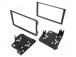 METRA Bastidor de montaje de radio para Honda 2 DIN, Negro