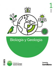 SANTILLANA, (CAN).(26).BIOLOGIA GEOLOGIA 1ºESO (CONST.NUEVOS MUNDOS) - SANTILLANA