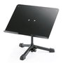 K&M 12140 Soporte de mesa universal negro