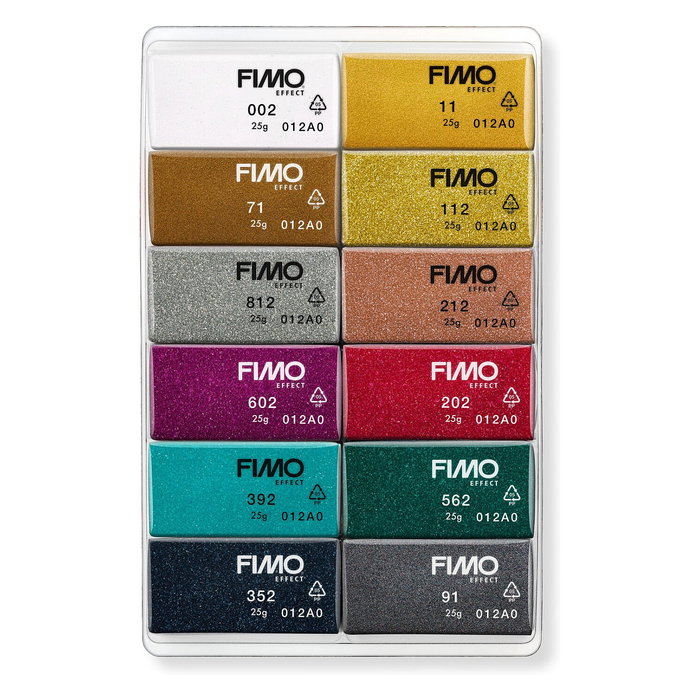 STAEDTLER Set de masa para modelar Sparkle de 12 piezas