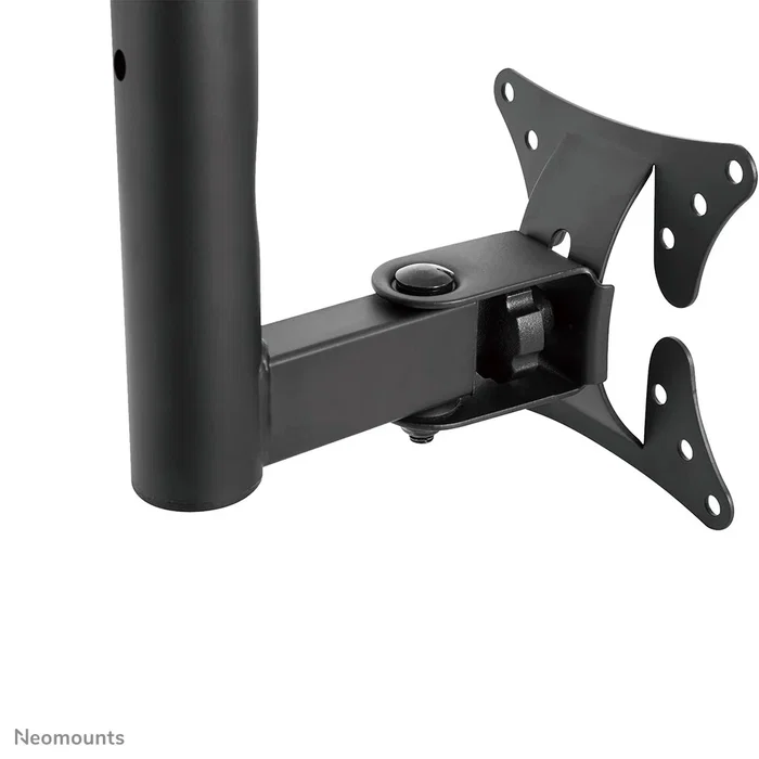 Neomounts FPMA-C050BLACK Soporte de Techo Giratorio para TV de 25-76 cm (10-30") hasta 20 kg, Acero Negro, Ajuste de Inclinación y Altura, VESA 50x50/75x75/100x100 mm