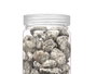 Giftdecor Bote de Piedra Gris 700g con Piedras de 10-20 mm. Dimensiones 6.5 x 15.8 x 6.5 cm (Set de 12)