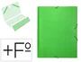 Liderpapel Carpeta clasificadora 12 departamentos folio prolongado verde claro