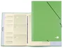 Liderpapel Carpeta clasificadora 12 departamentos folio prolongado verde claro