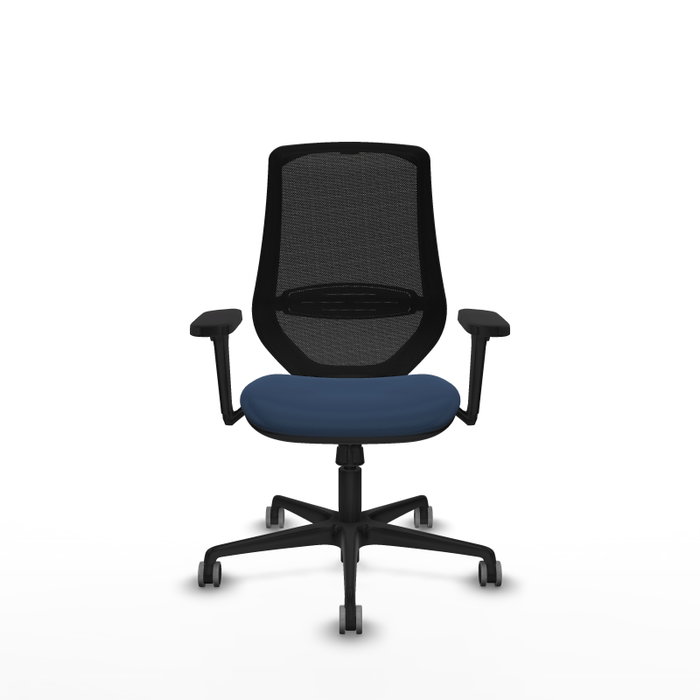 PIQUERAS Y CRESPO Silla de oficina Mardos con mecanismo Sincro, Azul marino y Negro PIQUERAS Y CRESPO Silla de oficina Mardos con mecanismo Sincro, Azul marino y Negro