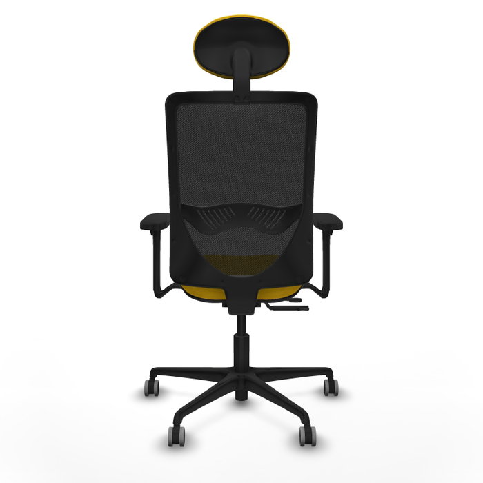 PIQUERAS Y CRESPO Silla de oficina Zulema con mecanismo Sincro/Traslack, Amarillo y Negro PIQUERAS Y CRESPO Silla de oficina Zulema con mecanismo Sincro/Traslack, Amarillo y Negro