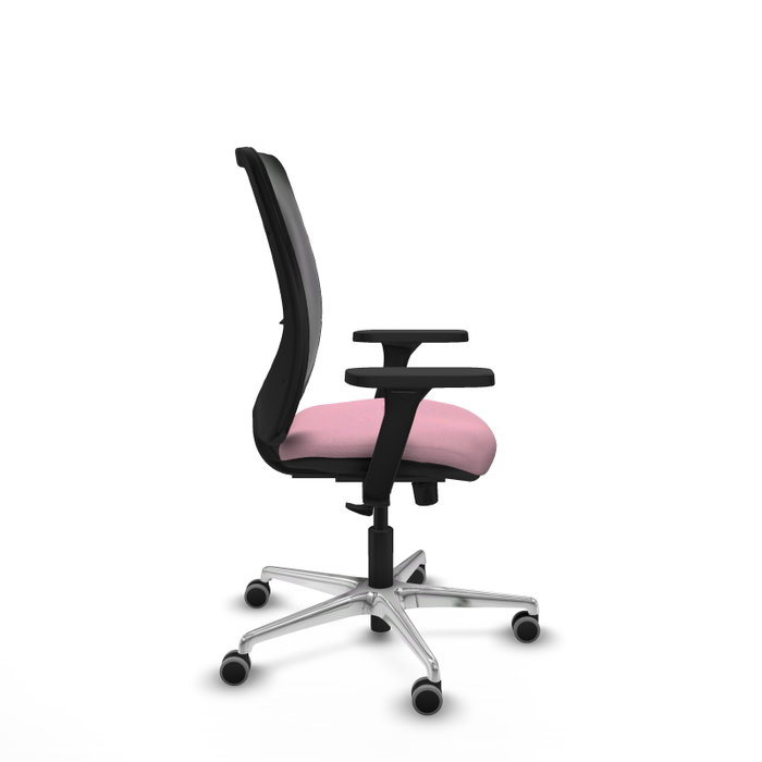 PIQUERAS Y CRESPO Silla de oficina Zulema con mecanismo Sincro, Rosa y Negro PIQUERAS Y CRESPO Silla de oficina Zulema con mecanismo Sincro, Rosa y Negro
