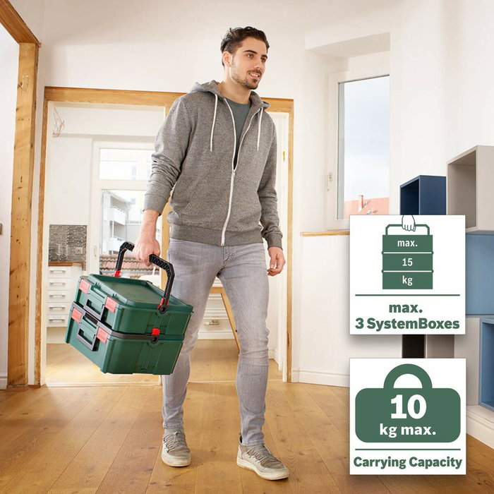 Bosch SystemBox Caja de almacenamiento Tamaño M Verde