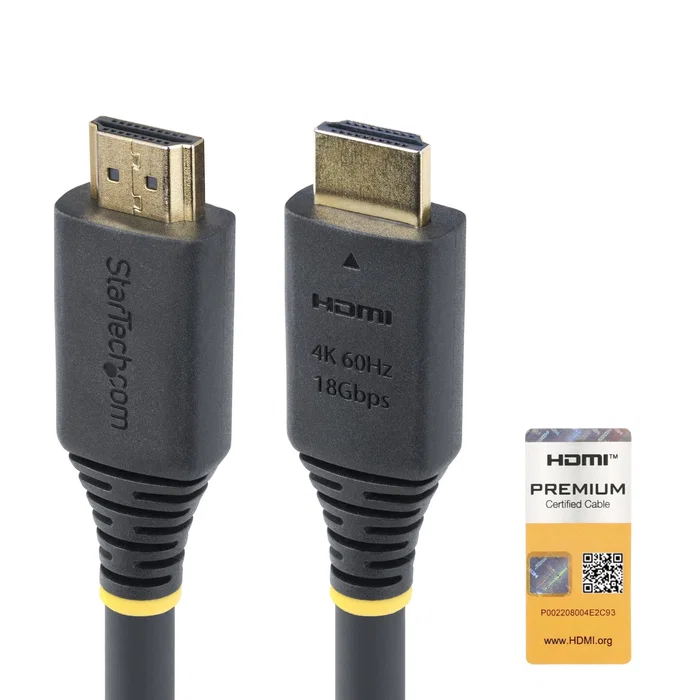 StarTech.com Cable HDMI Activo 15m - 4K 60Hz / 1440p 144Hz - HDR10 / HDCP 2.2 / ARC - 18Gbps - UHD - HDMI 2.0 - Recubrimiento TPE Negro StarTech.com Cable HDMI Activo 15m - 4K 60Hz / 1440p 144Hz - HDR10 / HDCP 2.2 / ARC - 18Gbps - UHD - HDMI 2.0 - Recubrimiento TPE Negro